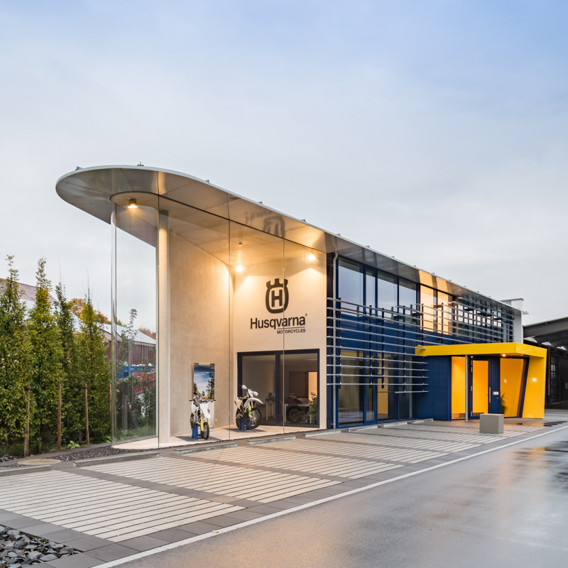 Husqvarna Neubau von H+F Architekten aus Amberg