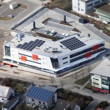 Gewerbegebäude Emailfabrikstraße Luftansicht