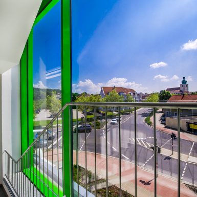 H+F Architekten Neubau Marienpark Blick zur Dreifaltigkeitskirche