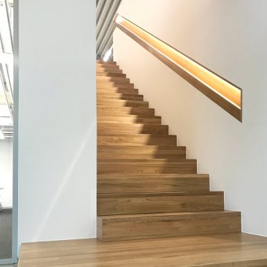 H+F Architekten Syskomp Treppenaufgang