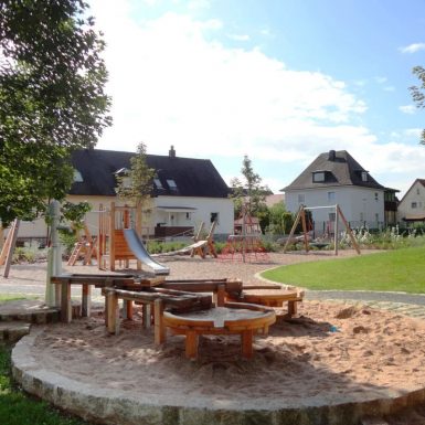 H+F Architekten Kinderspielplatz an der Waldnaab in Schirmitz